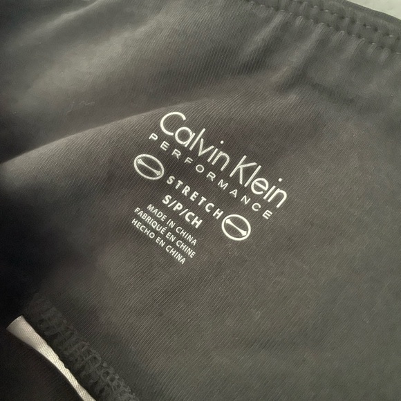 Calvin Klein Black Cropped Leggings - Picture 3 of 6